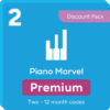 Piano Marvel Premium 12 Month (2 accounts)