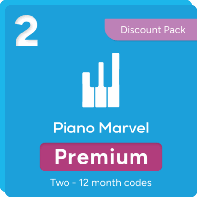 Piano Marvel Premium 12 Month (2 accounts)